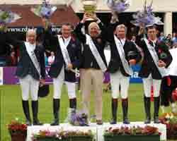 Das Britische Team hat den Nationenpreis beim CSIO***** in Dublin gewomnen.